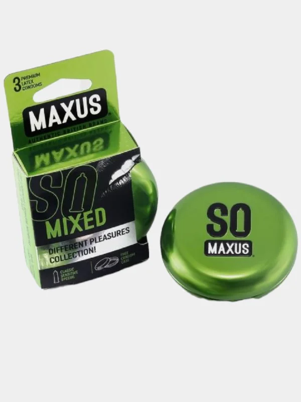 Набор презервативов Maxus Air Mixed, 3 шт 0901-011 - MAXUS - Классические презервативы - Купить