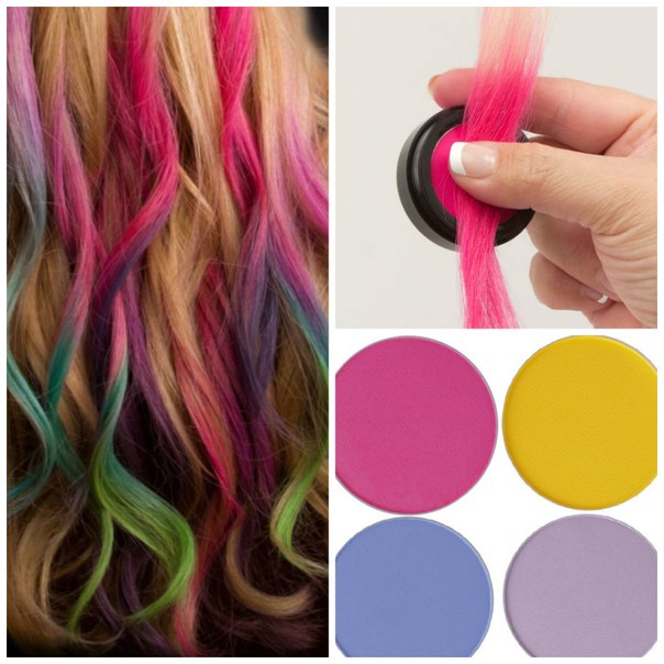 Как сделать краску из мелков для волос сделать краску в домашних условиях