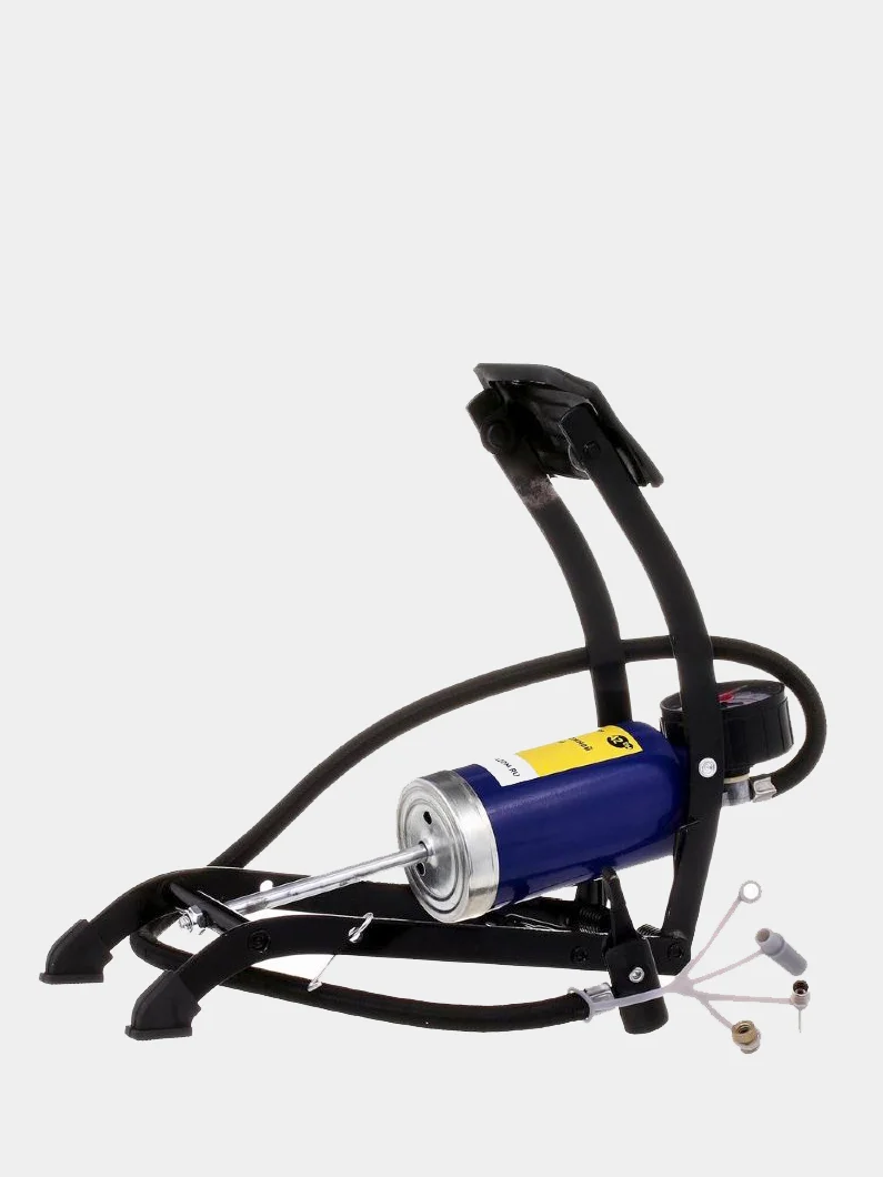 Насос ножной высокого давления, манометр, армированный шланг 60см за ...