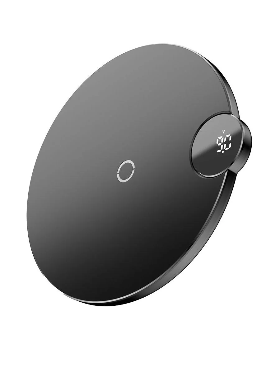 Мощьное беспроводное ЗУ Baseus с LED дисплеем