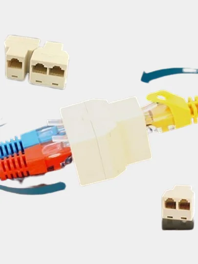 Разветвитель тройник соединитель для Ethernet - кабеля rg 45 rj 45 rj45 ...