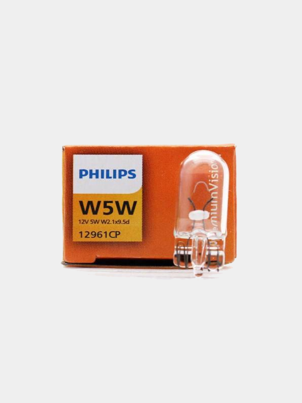 Габаритная лампочка Philips W5W 12v 5w w2,1x9,5d за 74.3 ₽  в .