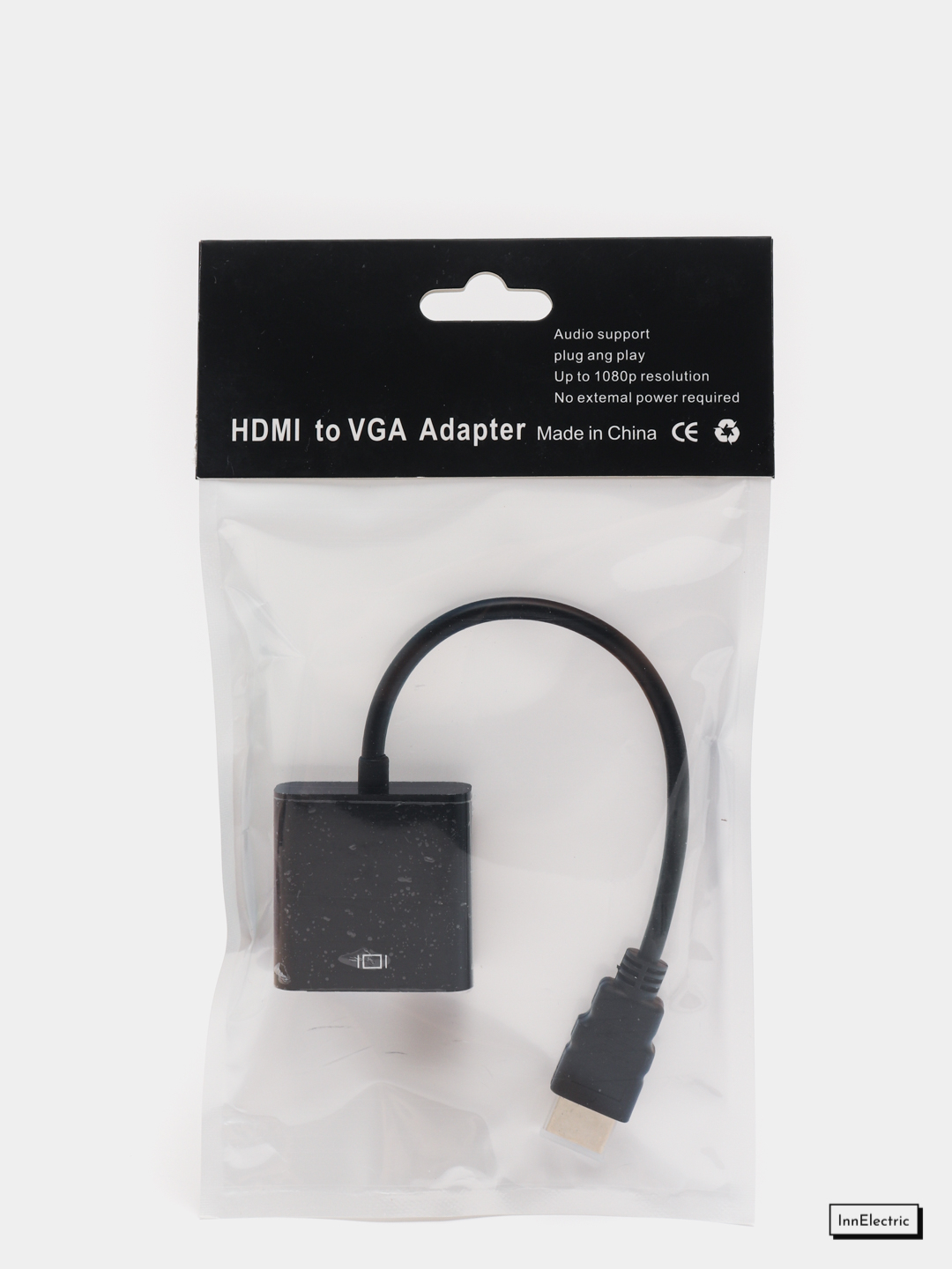 Переходник адаптер HDMI-VGA для подключения компьютера, видеокарты и .