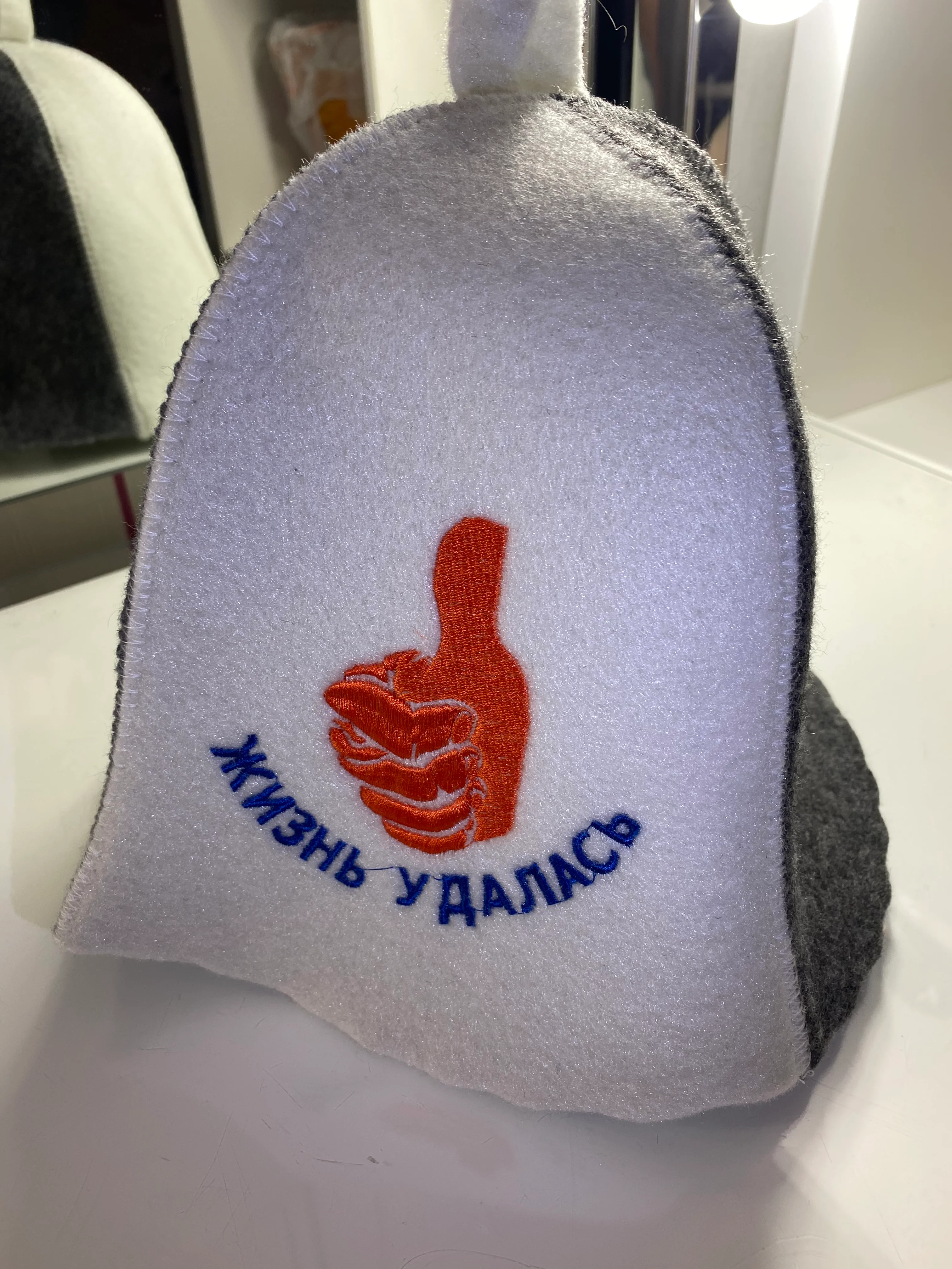 Шапка для бани и сауны