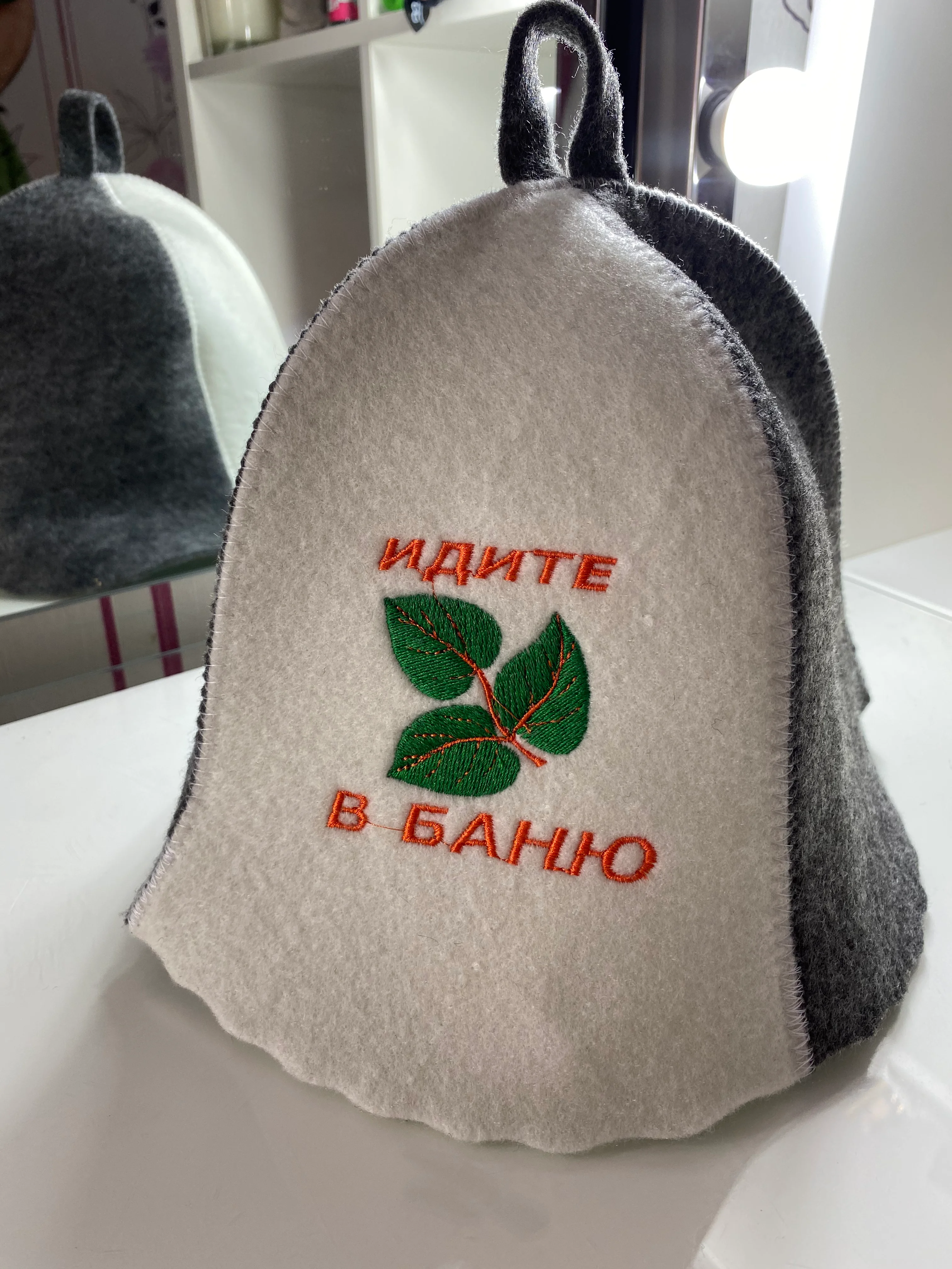 Шапка для бани и сауны