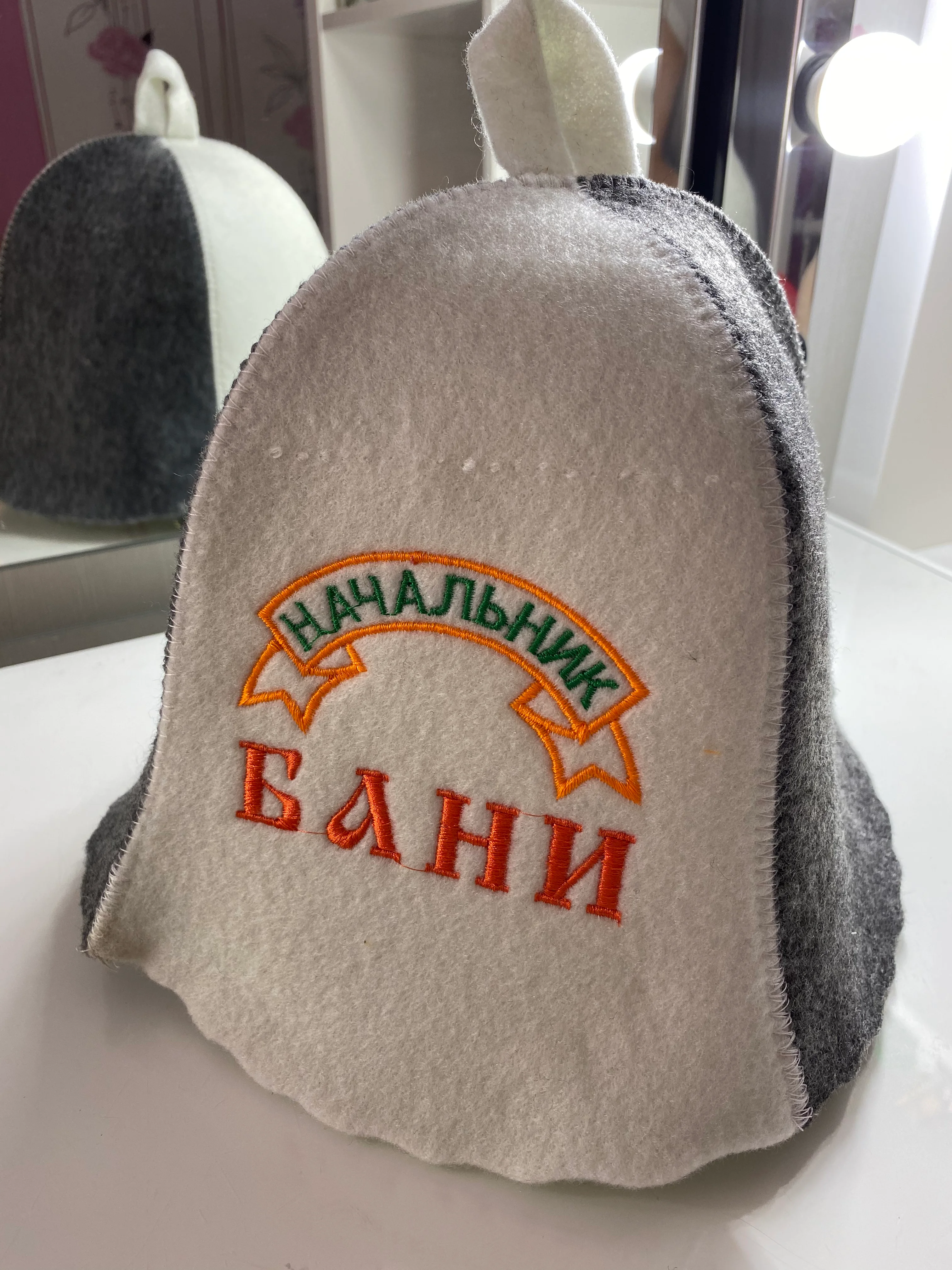 Шапка для бани и сауны