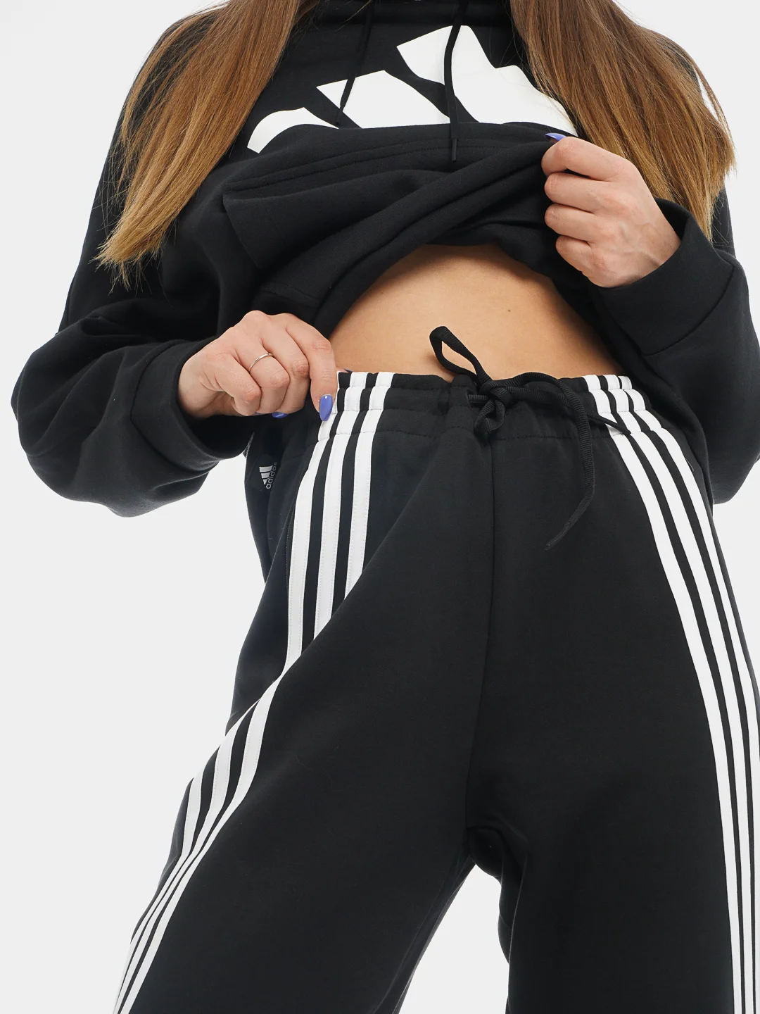 Брюки женские Adidas 3-STRIPES W 3S спортивные высокая посадка за 2751 ₽  купить в интернет-магазине KazanExpress