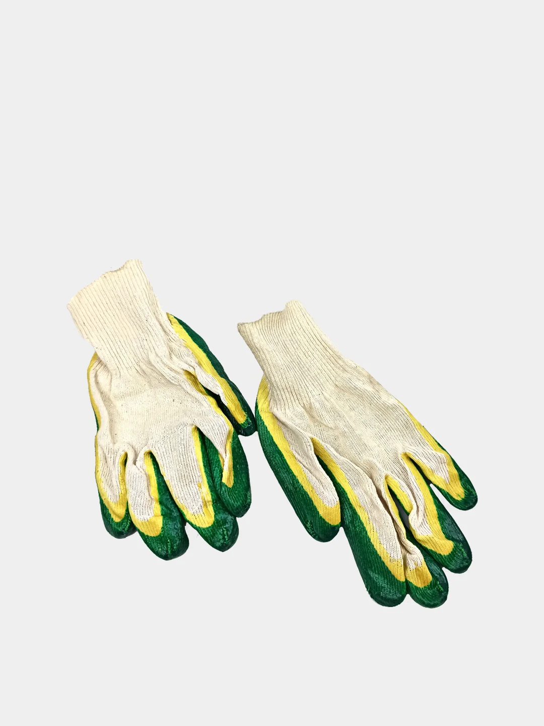 Перчатки рабочие хлопок с двойной латексной пропиткой