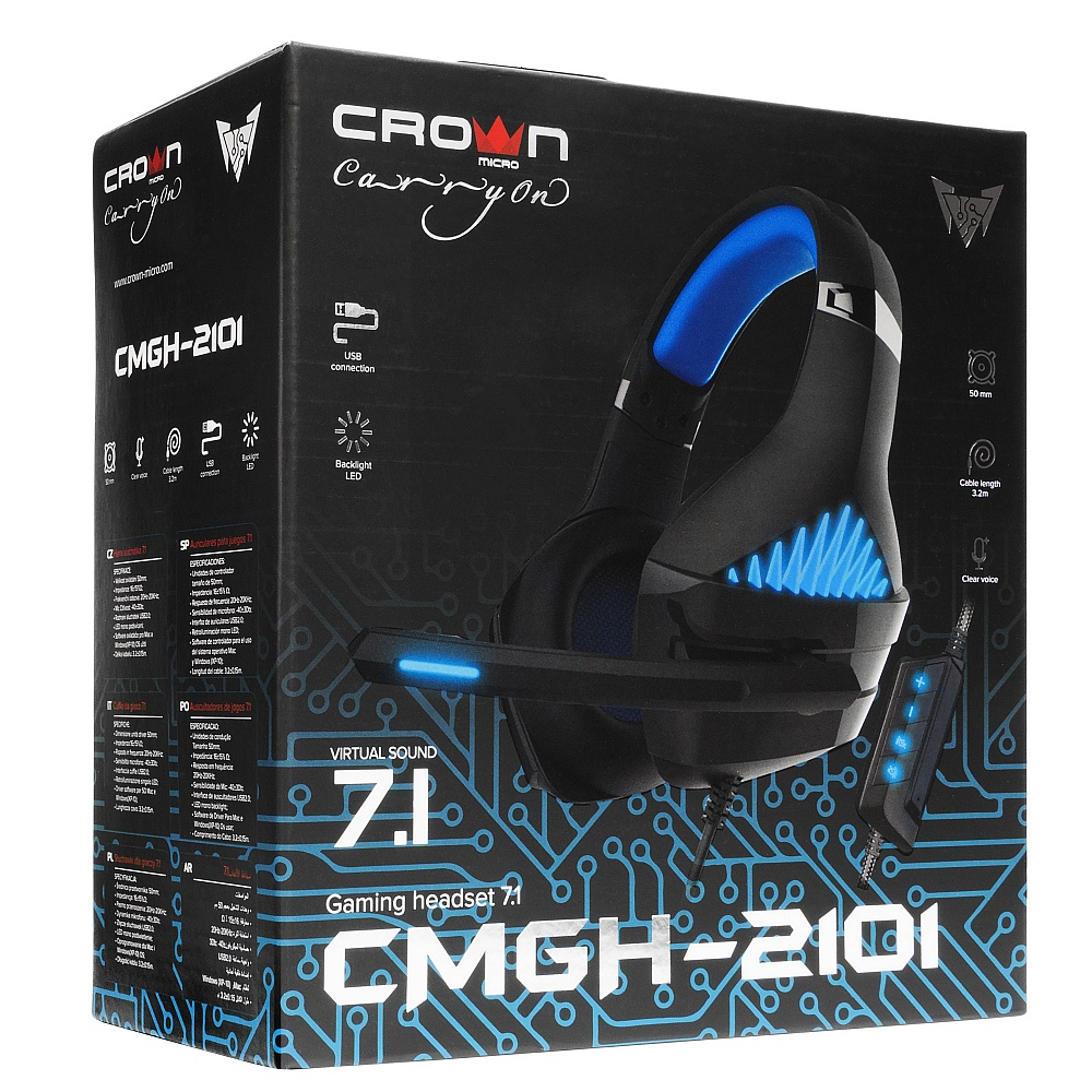 Crown cmgh. Игровые наушники Crown Micro CMGH-2001. Наушники игровые Crown CMGH-2101. Наушники CROWNMICRO CMGH-2000. Crown Micro CMGH-2100.