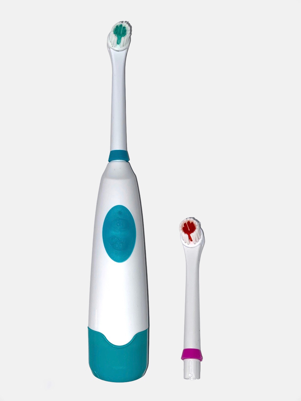 Электрическая зубная щетка с 2 насадками за 269.99 ₽  в интернет .
