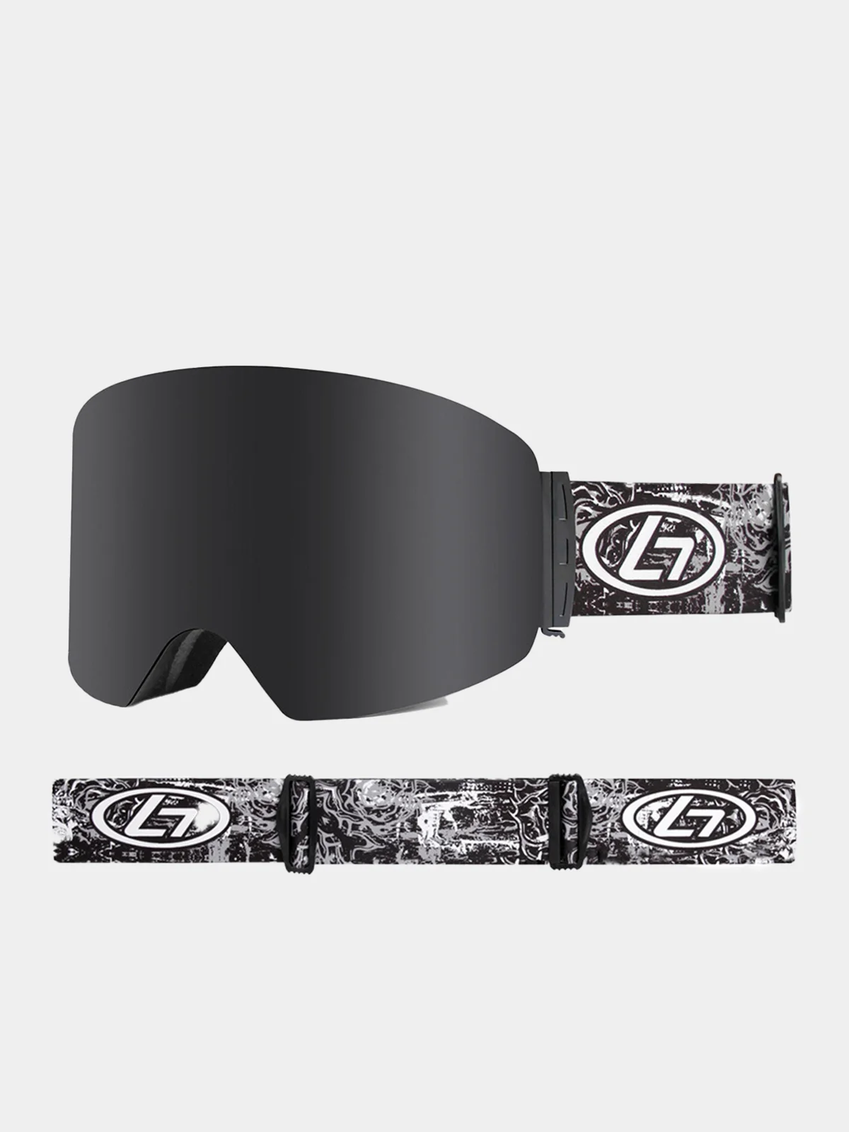 Очки горнолыжные маска OBAOLAY сферические с широким углом обзора (очки для сноуборда)