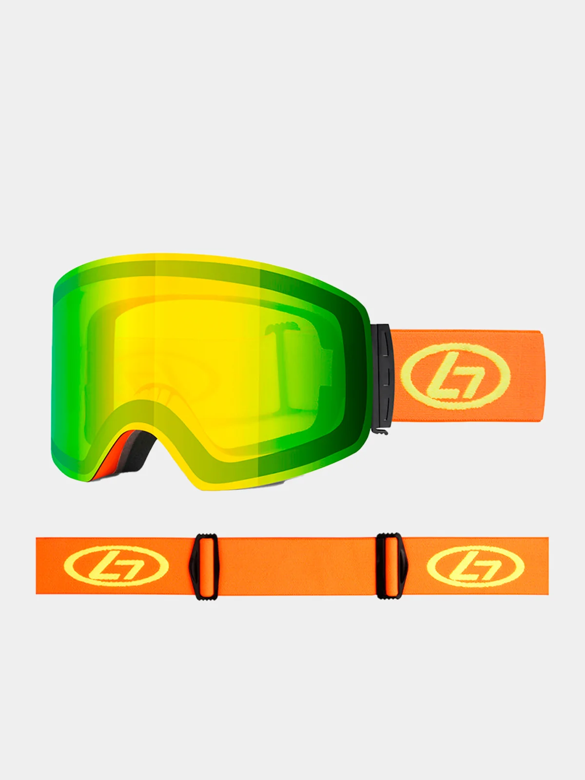 Очки горнолыжные маска OBAOLAY сферические с широким углом обзора (очки для сноуборда)