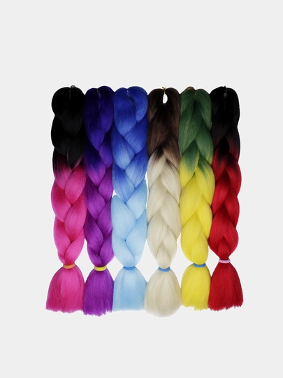 Канекалон для вплетения в волосы , цветные пряди для волос за 225 ...