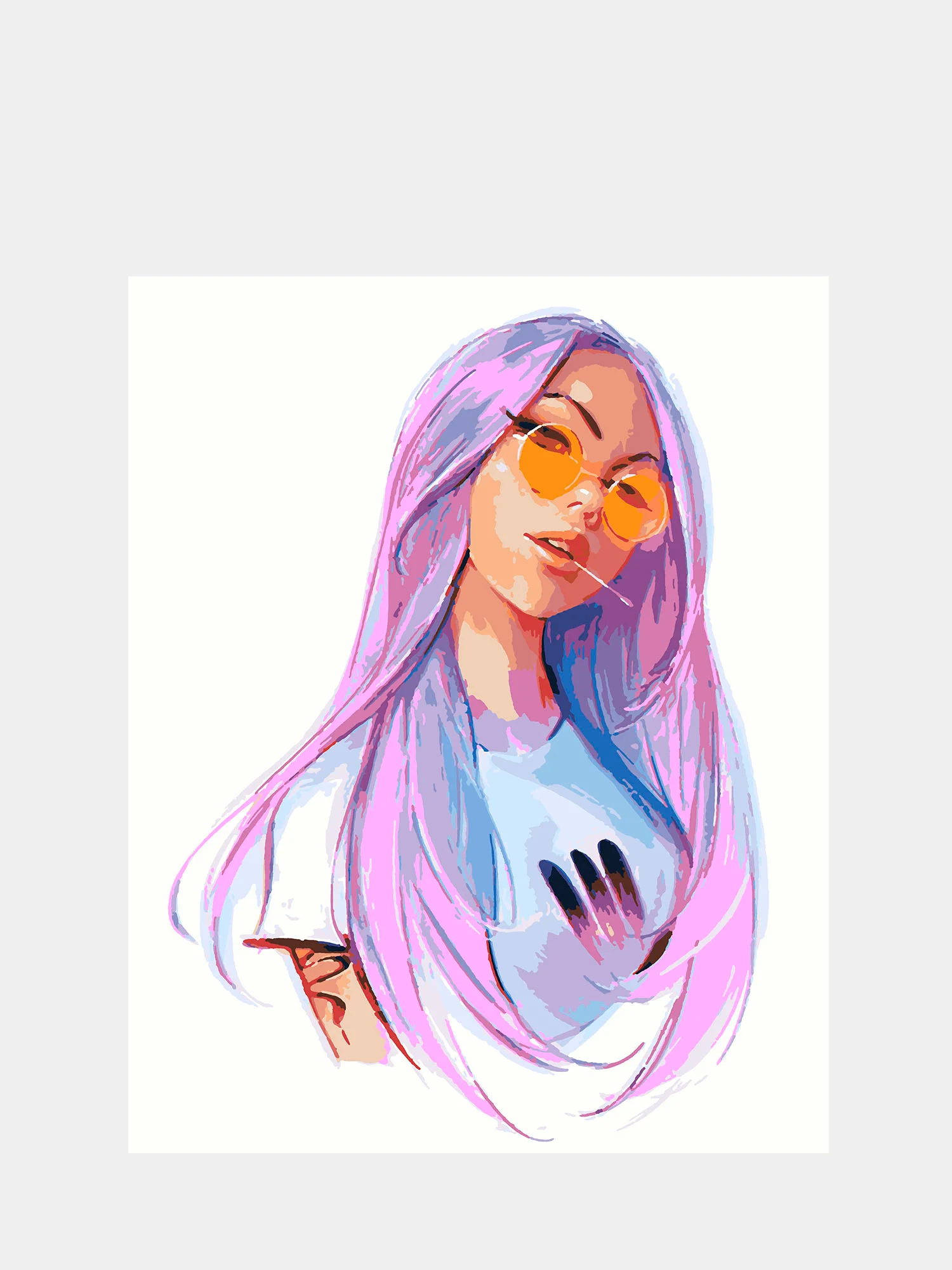 Картина по номерам на холсте с подрамником 50х40 см \"Яркая\" за 499 ...