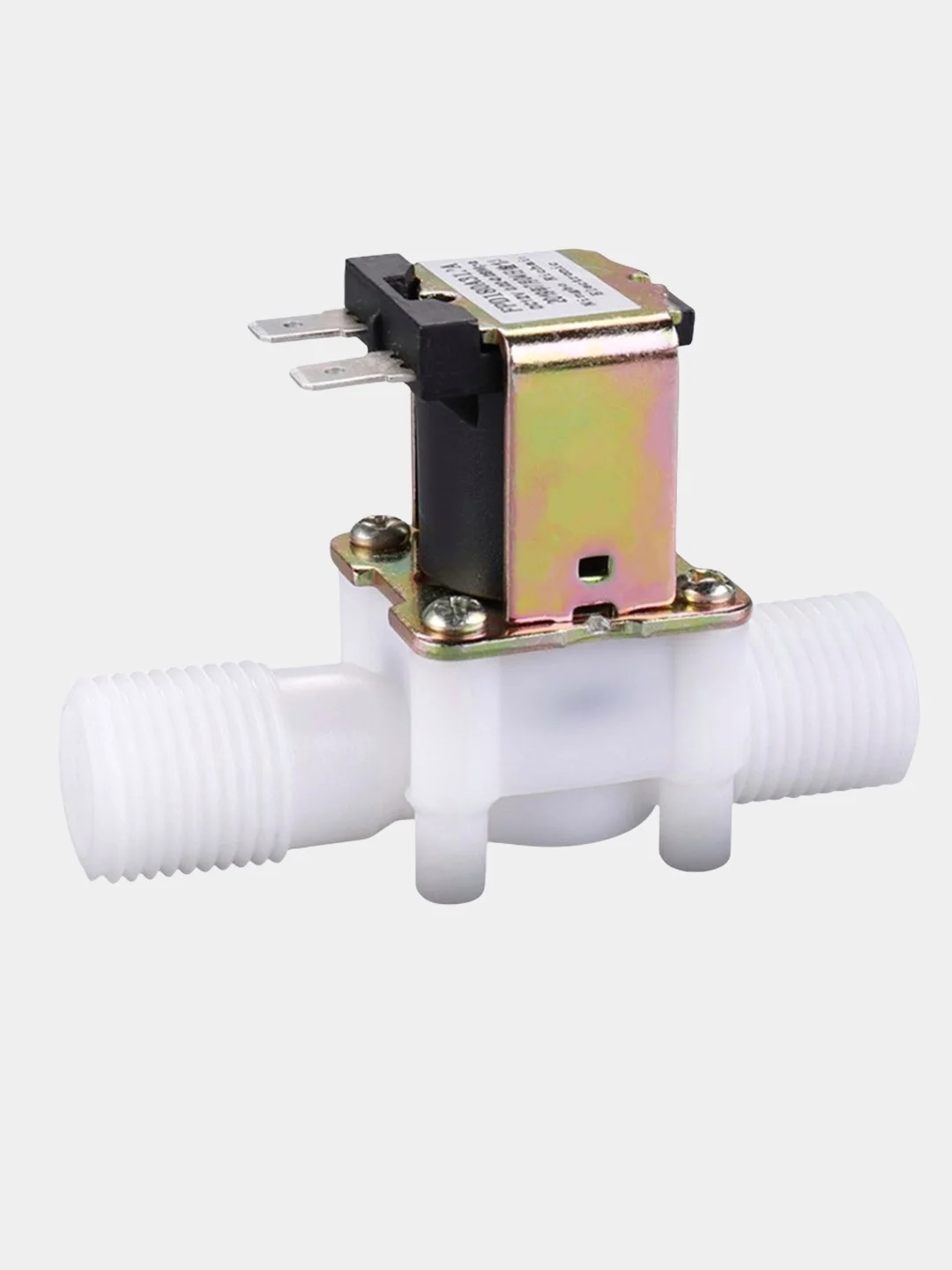 Пластиковый электромагнитный водопроводный клапан NC (нормально ...