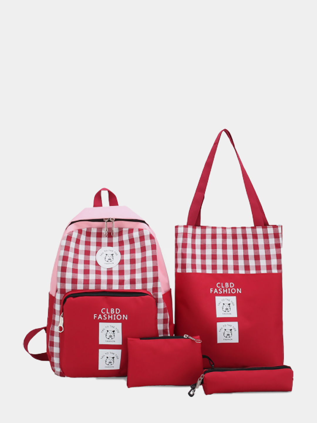 Neobag комплект 5в1 рюкзак пенал косметичка сумка шоппер мешочек для аксессуаров набор для школы