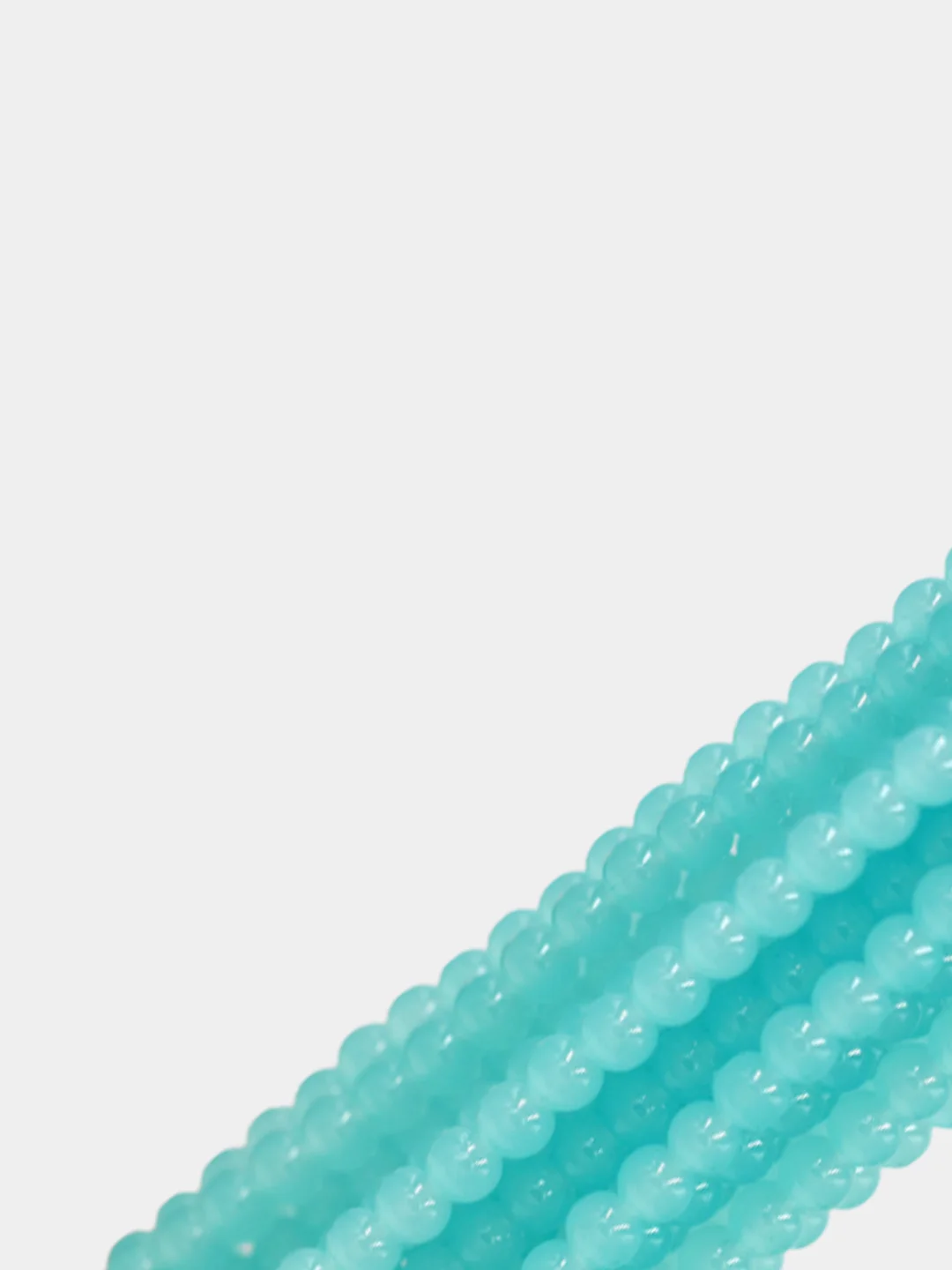 Бусины стеклянные. Имитация нефрита