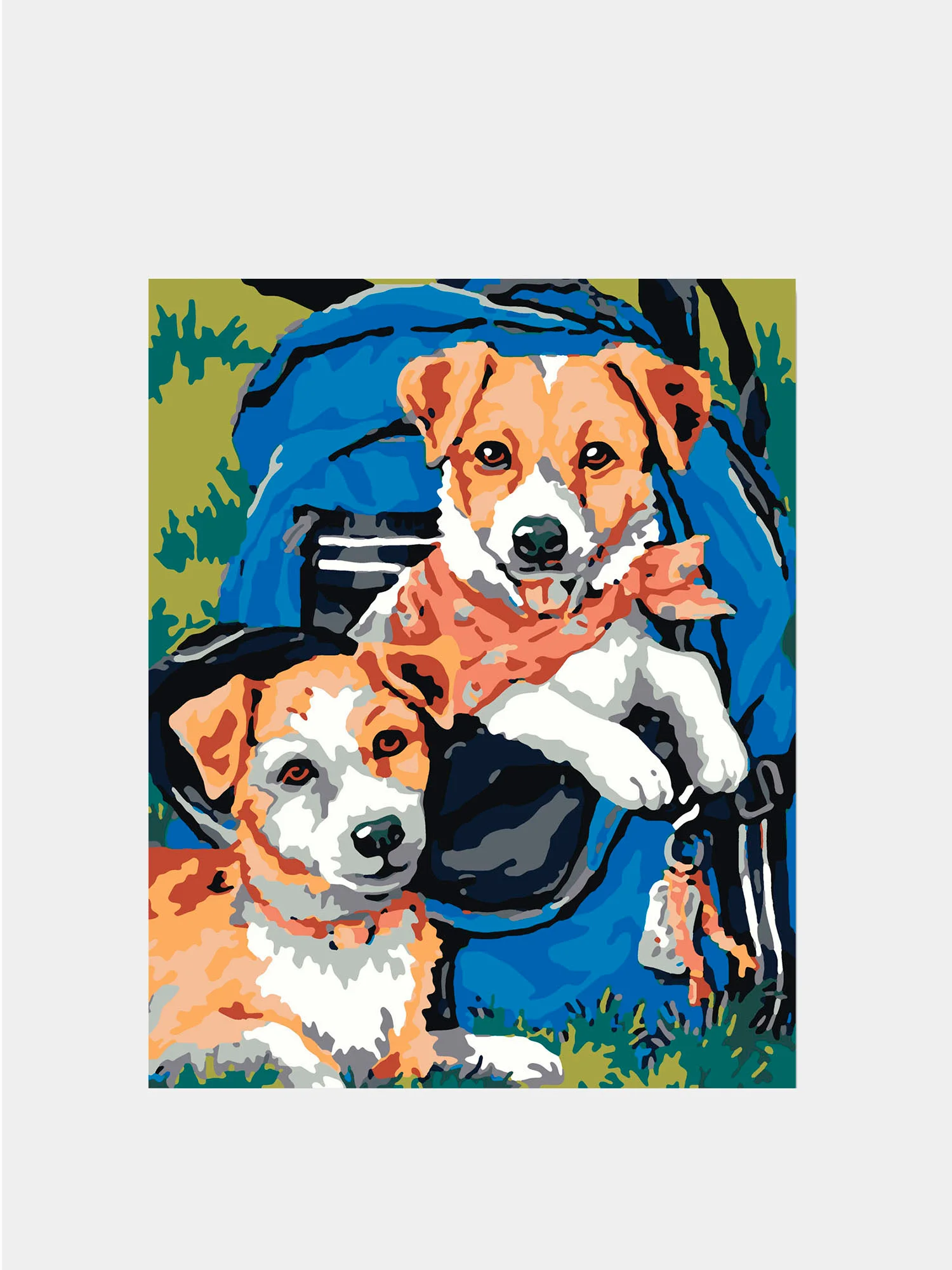 Картина по номерам на холсте с подрамником 50х40 см \"С нами веселей\" за ...