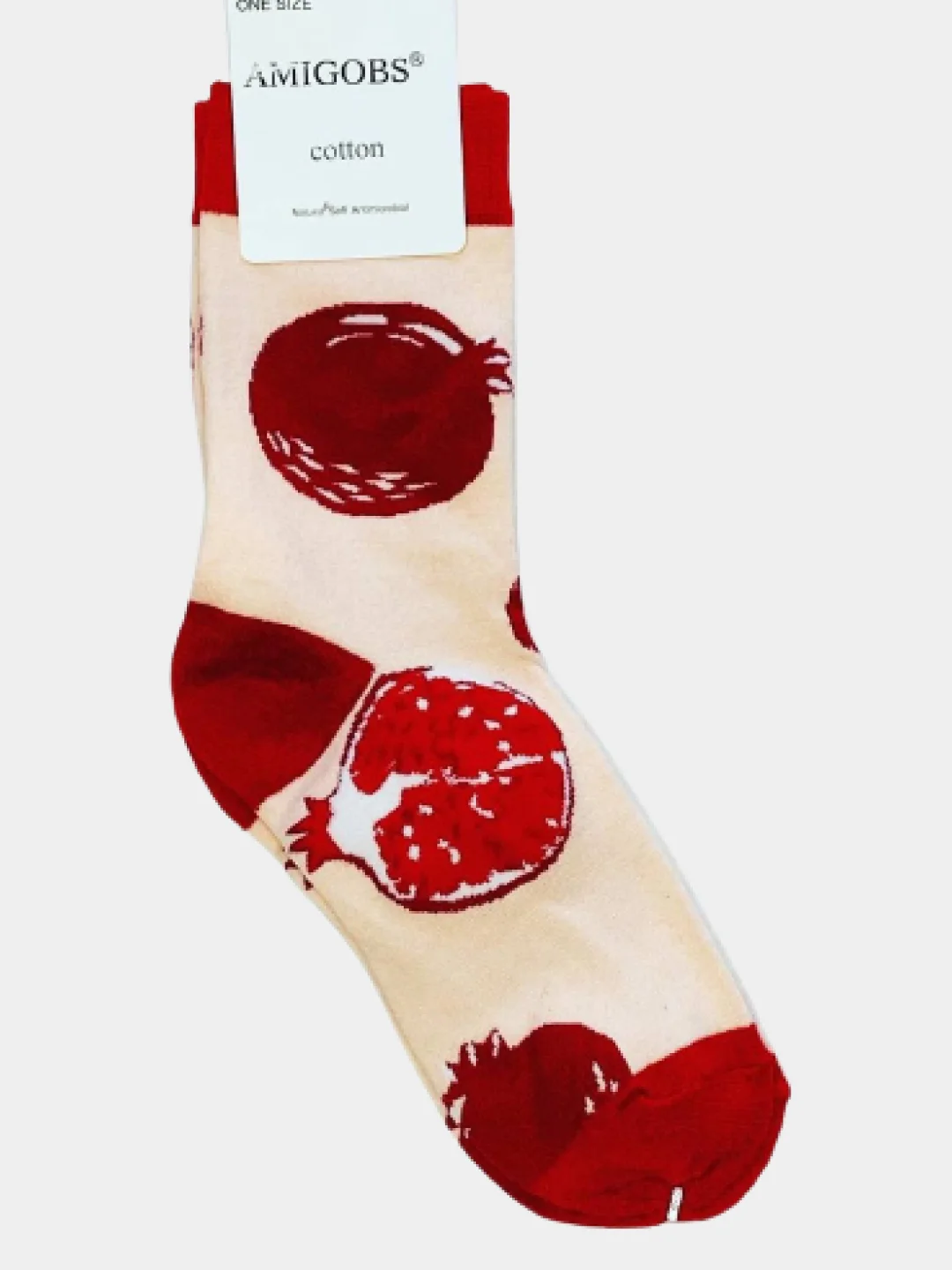 Носки с принтом "Еда"