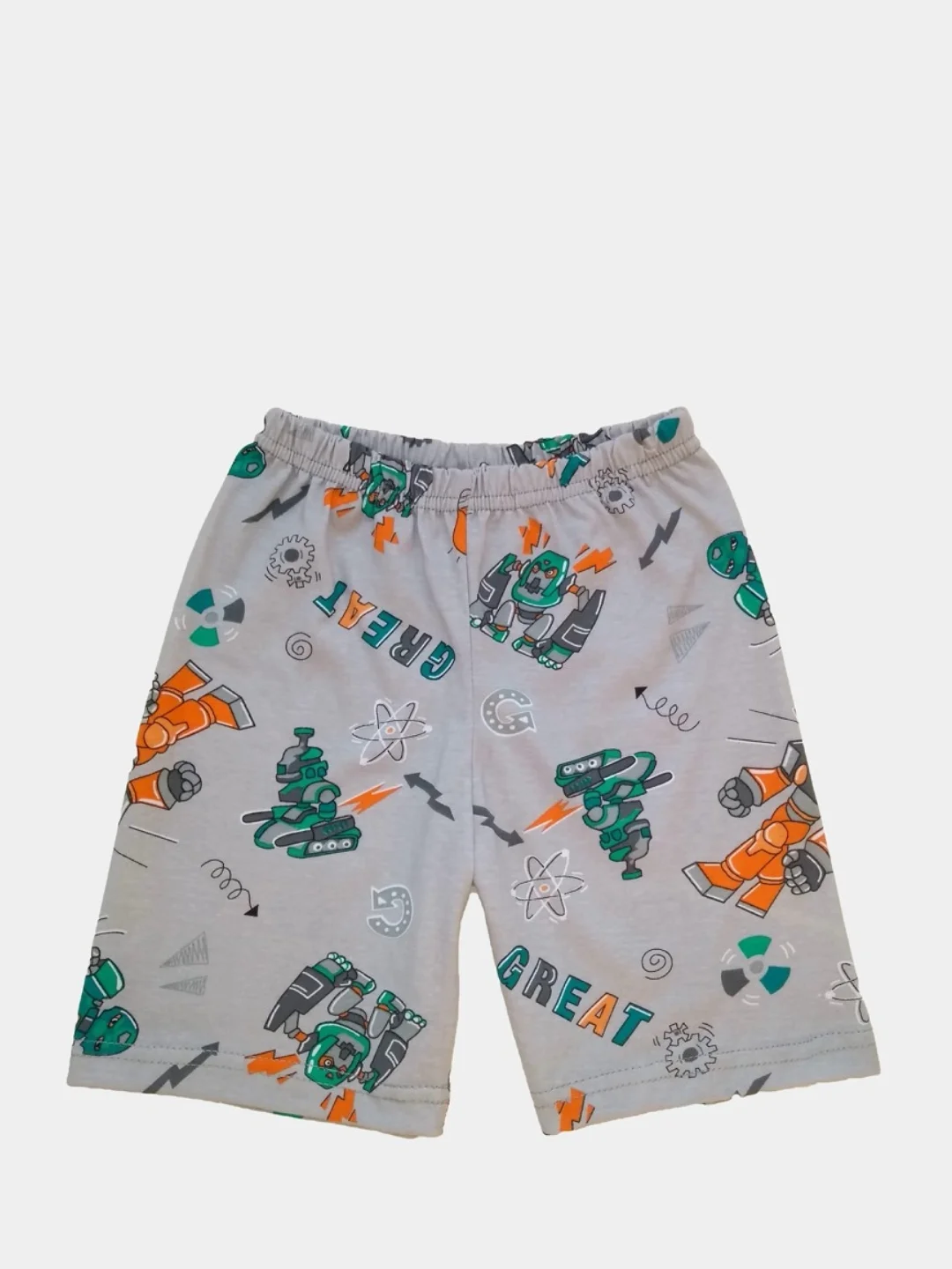 Шорты удлинённые в рисунок