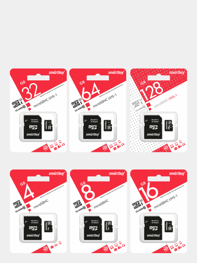 Карта памяти smartbuy microsd 32gb class 10 sb32gbsdcl10 01 адаптер