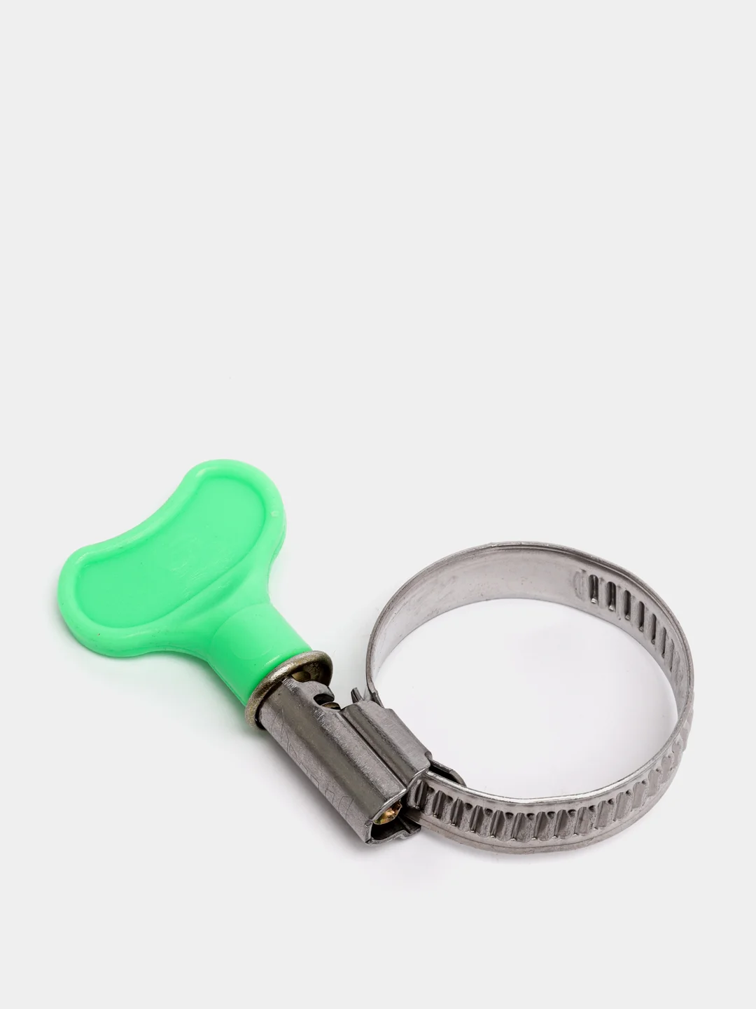 Хомут из нержвеющей стали \"Барашек\" червячный ленточный с ручкой 1 шт ...