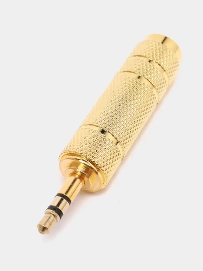 Переходник 3.5 мм штекер Jack: на 2 гнезда RCA, на 2 гнезда 3,5 мм Jack ...