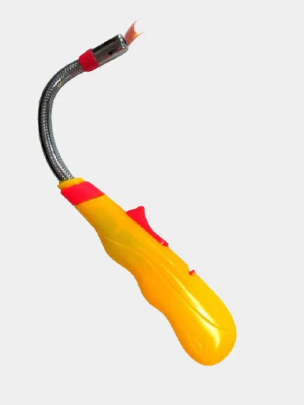 Зажигалка газовая для газовой плиты гибкая трубка 24см /Бытовая газовая ...