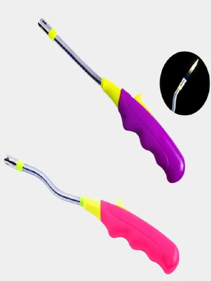 Зажигалка газовая для газовой плиты гибкая трубка 24см /Бытовая газовая ...