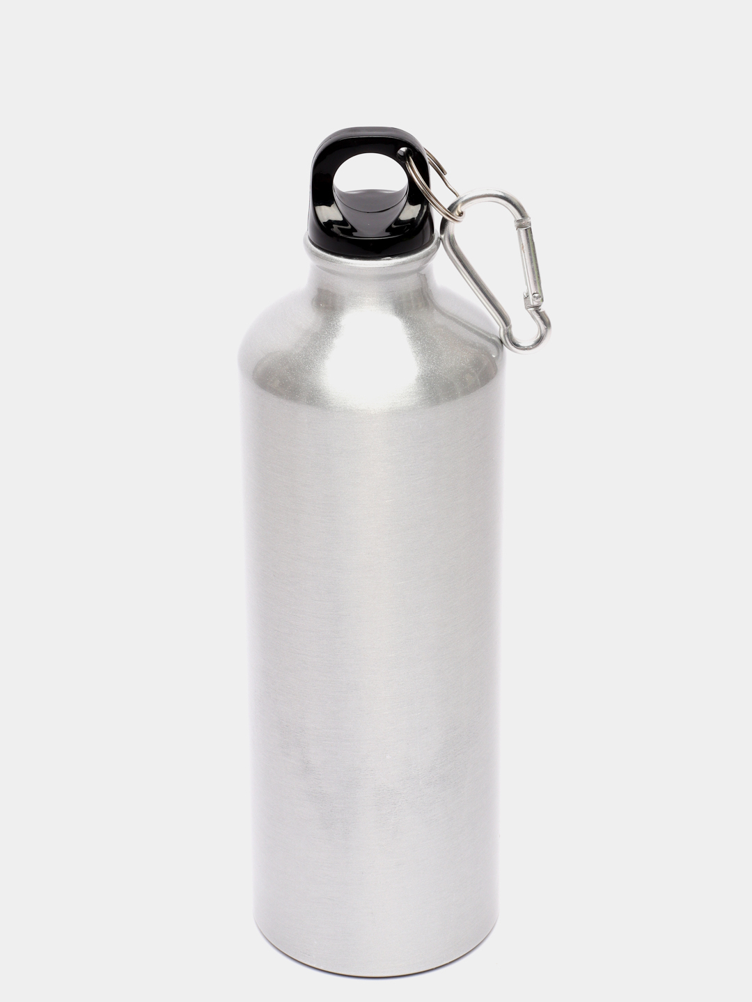 Бутылка алюминиевая, фляга для воды с карабином за 293.4 ₽  в .