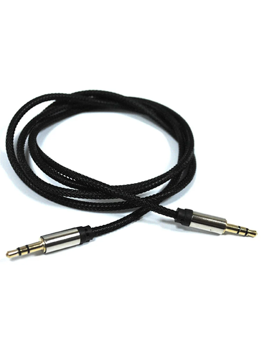 Аудио кабель AUX jack 3.5 мм аудиокабель аукс плетеный шнур 1.5м купить ...