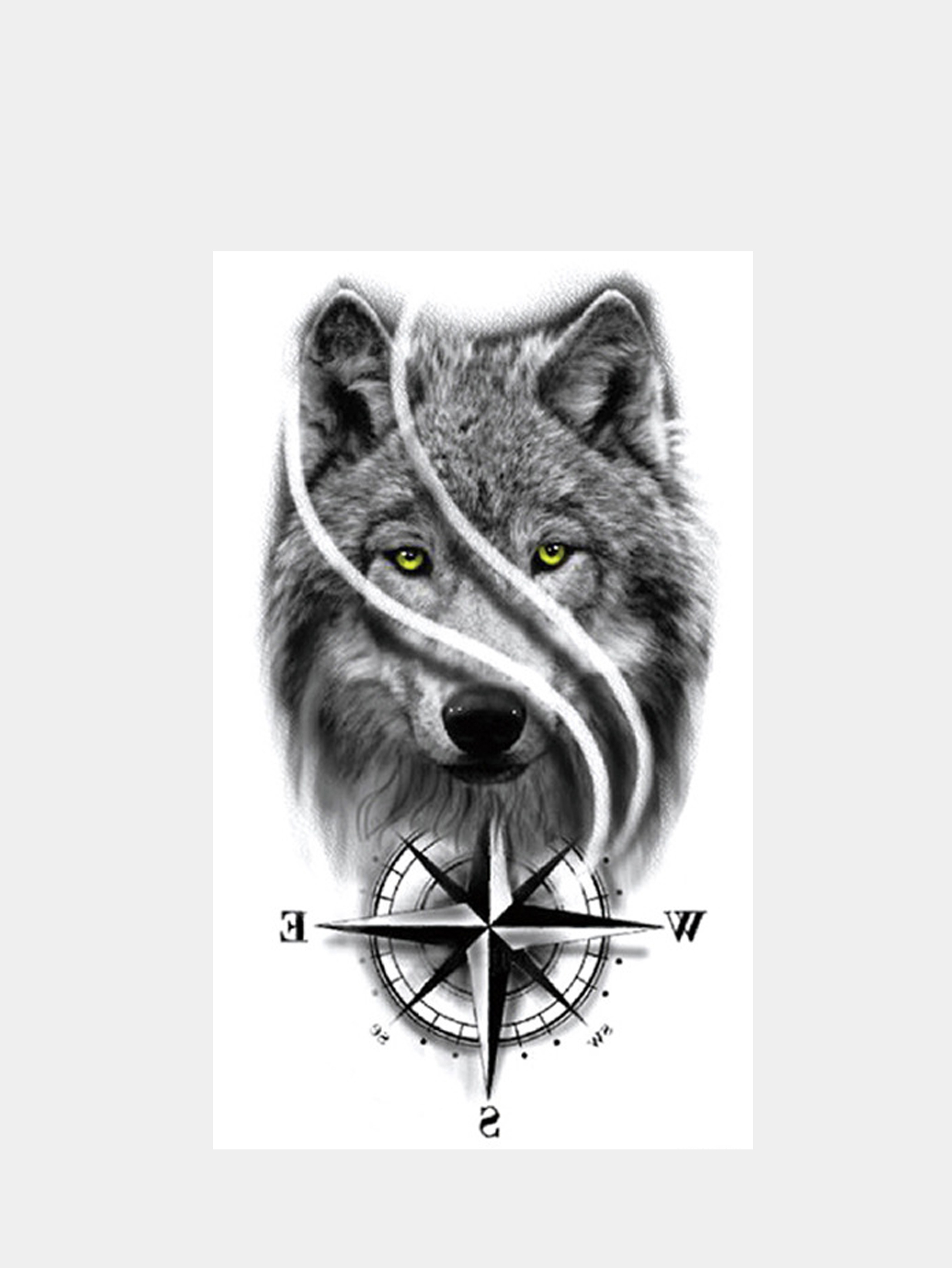 эскизы татуировки волка на предплечье