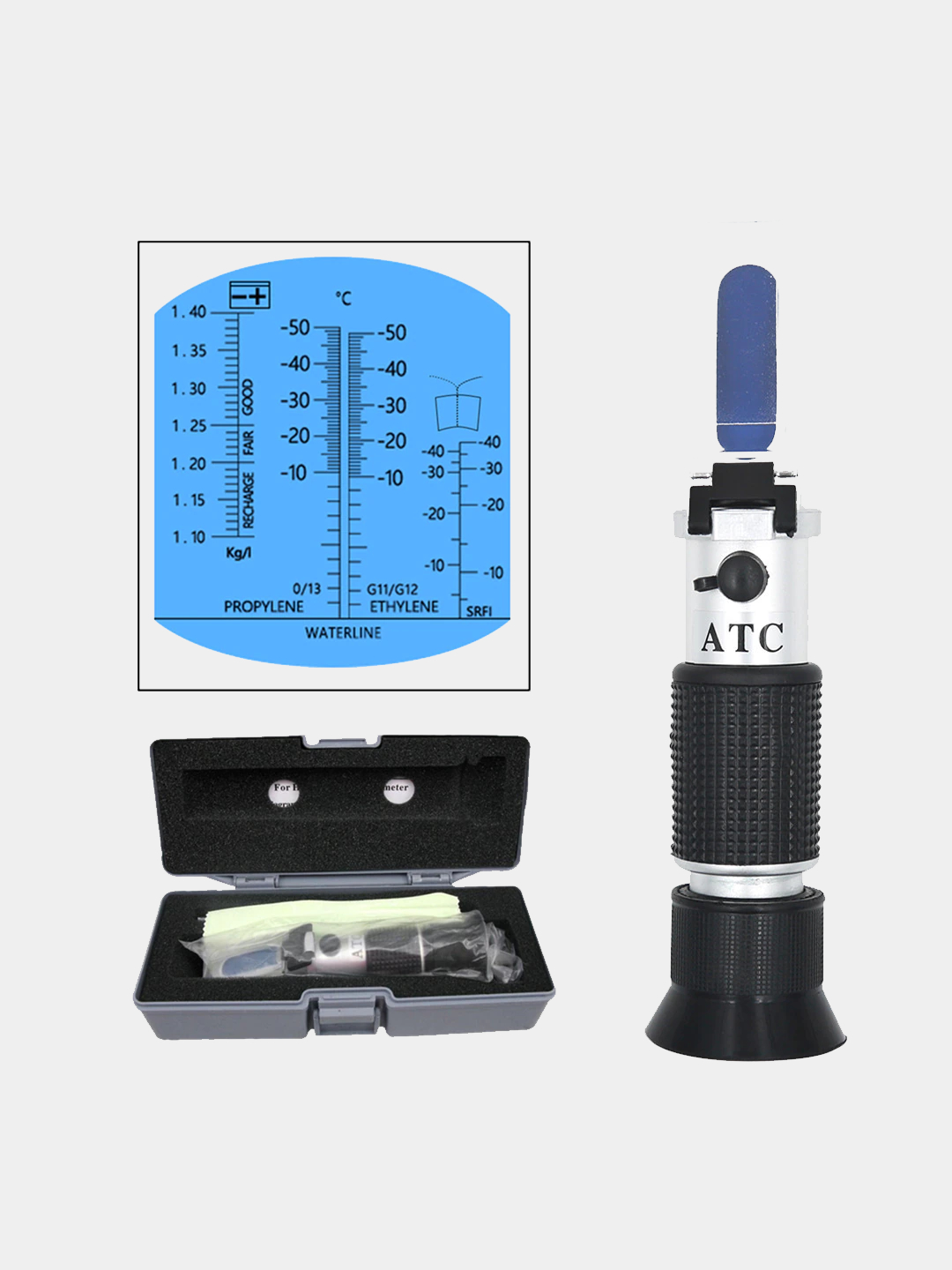 Автомобильный рефрактометр для антифриза