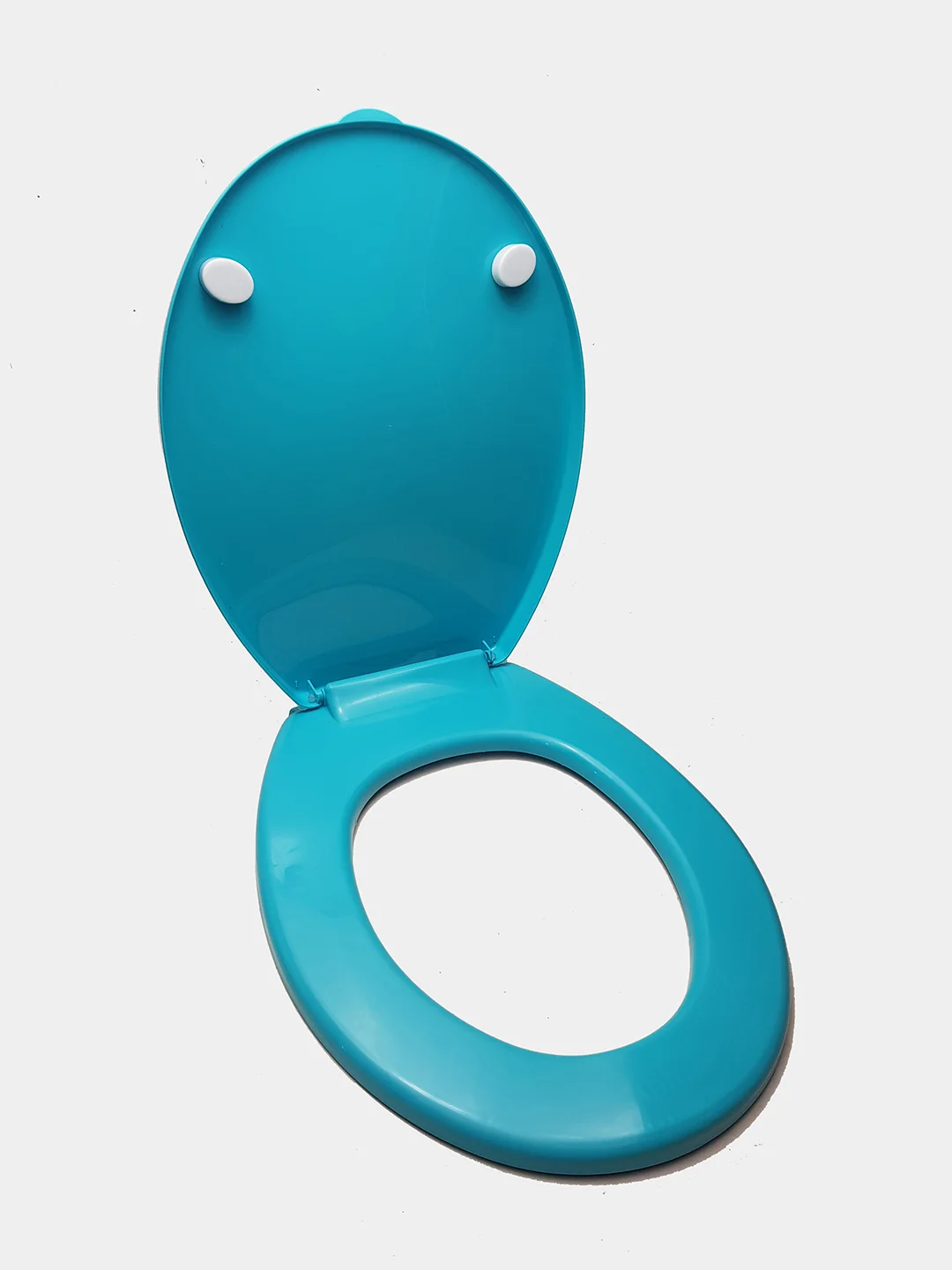 Сиденье для унитаза универсальное 37*47 см синее пластиковое за 540 ...