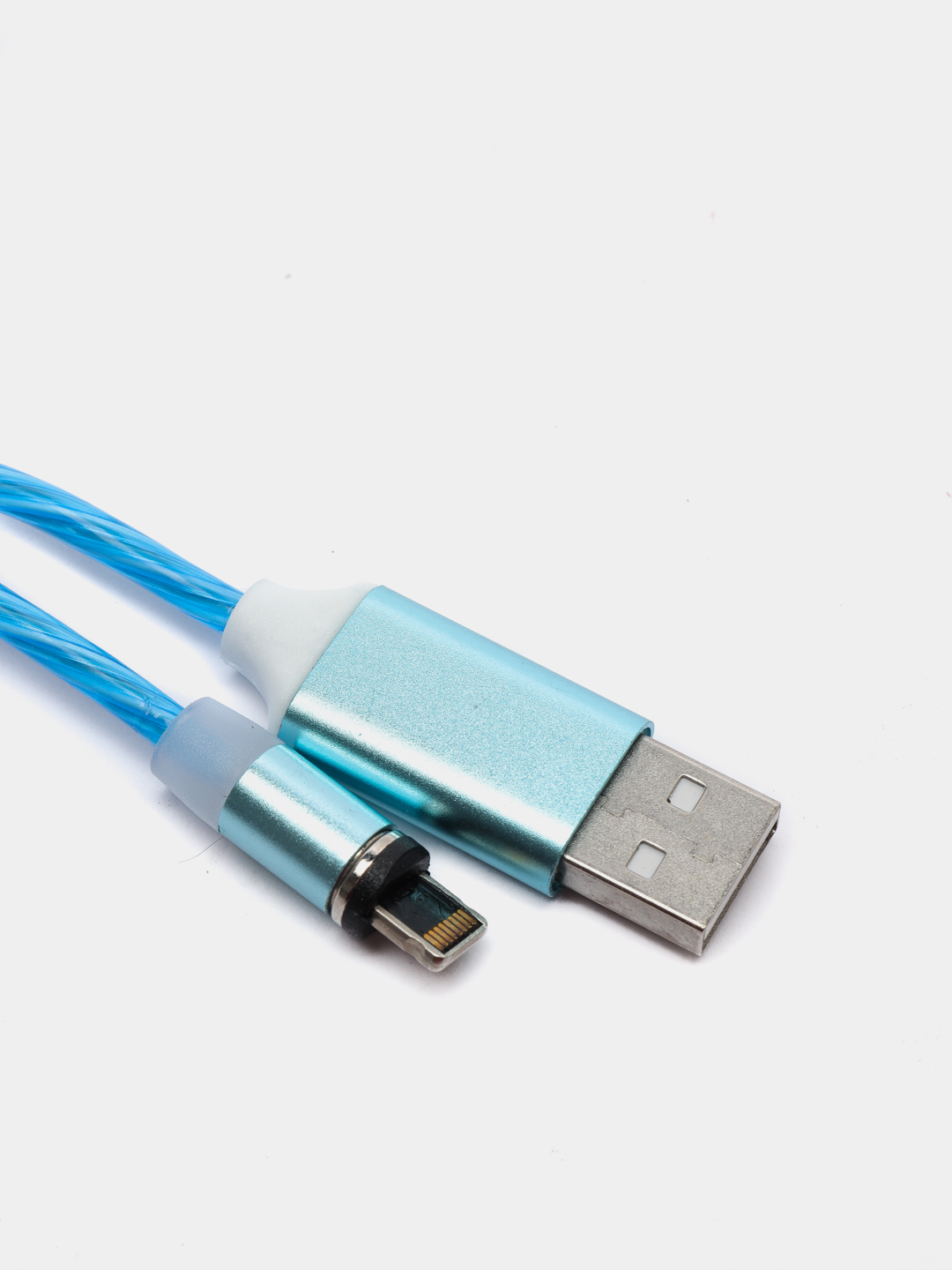 Кабель магнитный светящийся micro-USB, Lightning, Type-C, 2.1А, Android,  iPhone купить по цене 114.04 ₽ в интернет-магазине KazanExpress