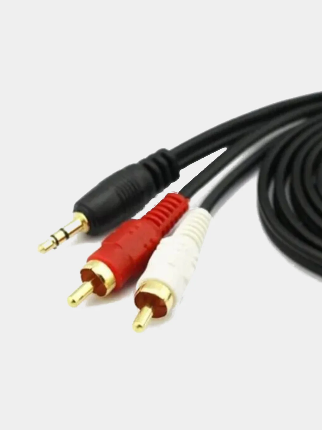 Аудио кабель AUX jack 3.5 мм - 2 RCA 