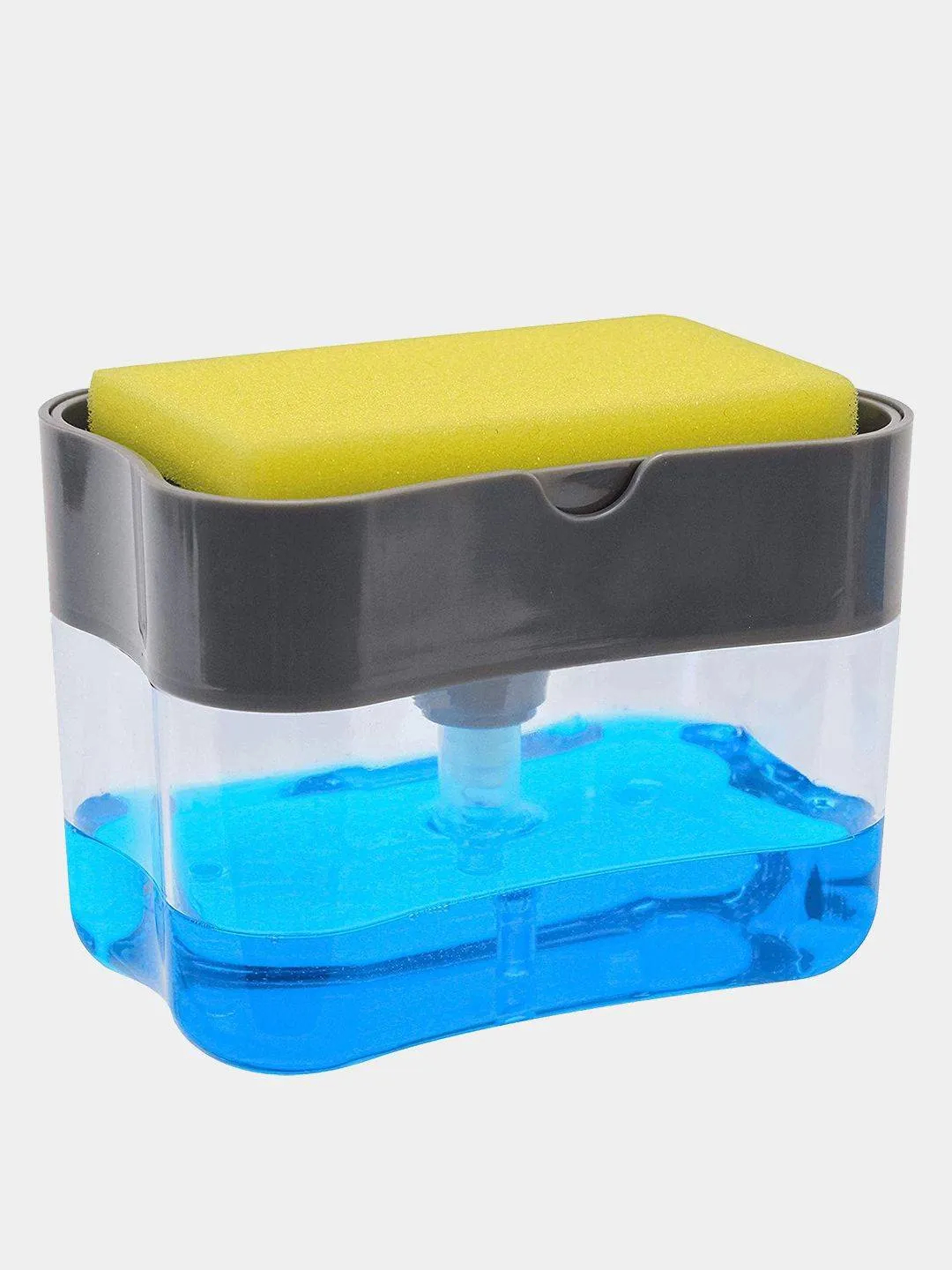 Диспенсер - дозатор для жидкого мыла и моющего средства с держателем .