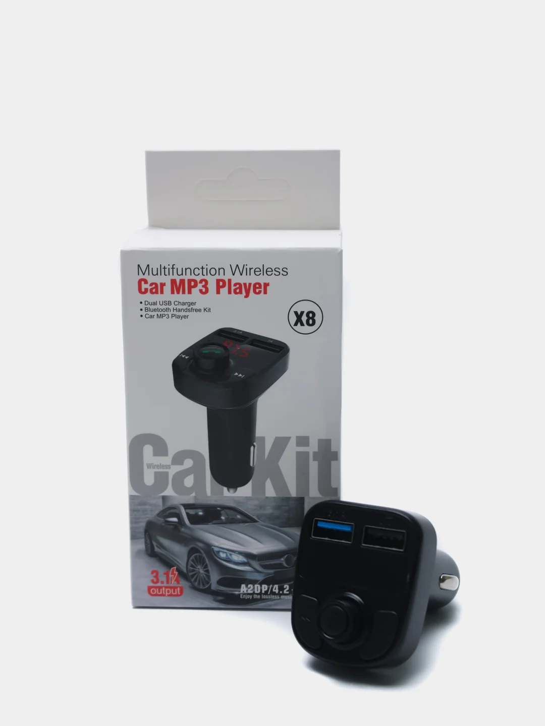 Автомобильный FM трансмиттер модулятор Multifunction Wireless Car MP3