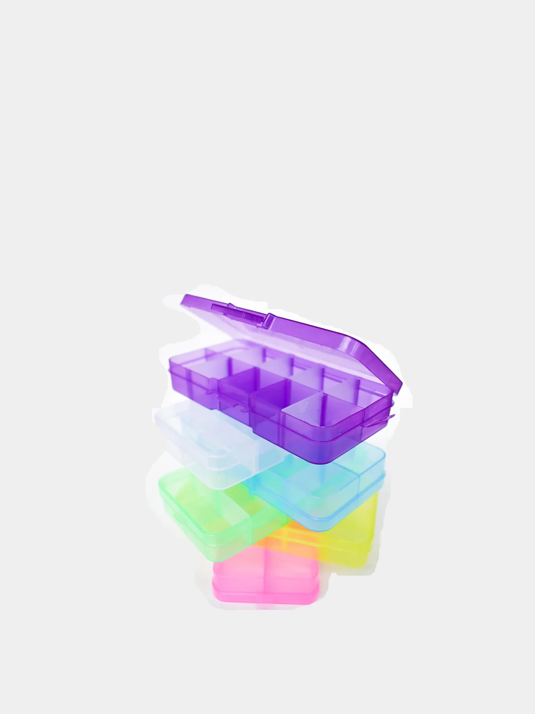 Контейнер, органайзер с ячейками для мелочей и бисера