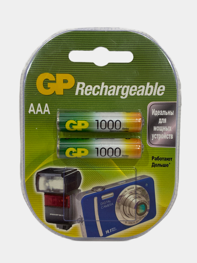 Аккумуляторы gp aaa 1000mah