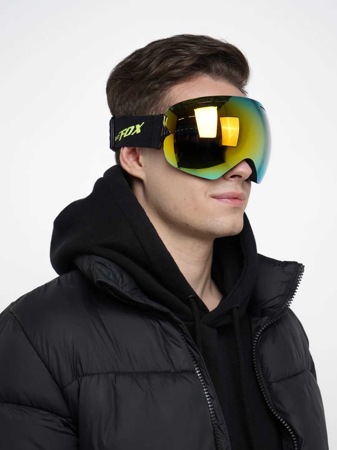 Горнолыжные очки для сноуборда женские мужские, горнолыжная маска, UV400. BATFOX