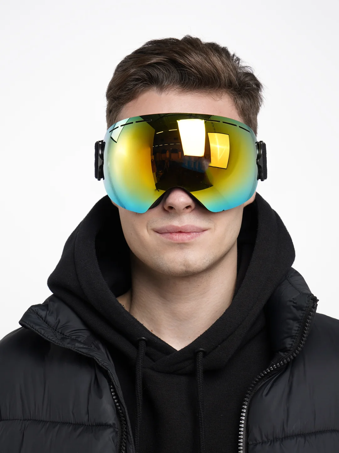 Горнолыжные очки для сноуборда женские мужские, горнолыжная маска, UV400. BATFOX