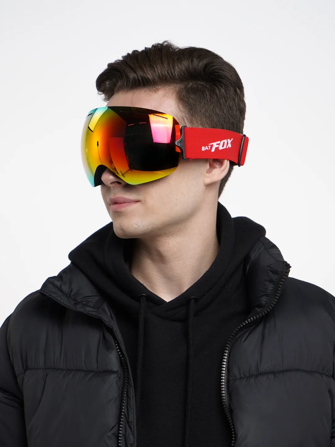 Горнолыжные очки для сноуборда женские мужские, горнолыжная маска, UV400. BATFOX