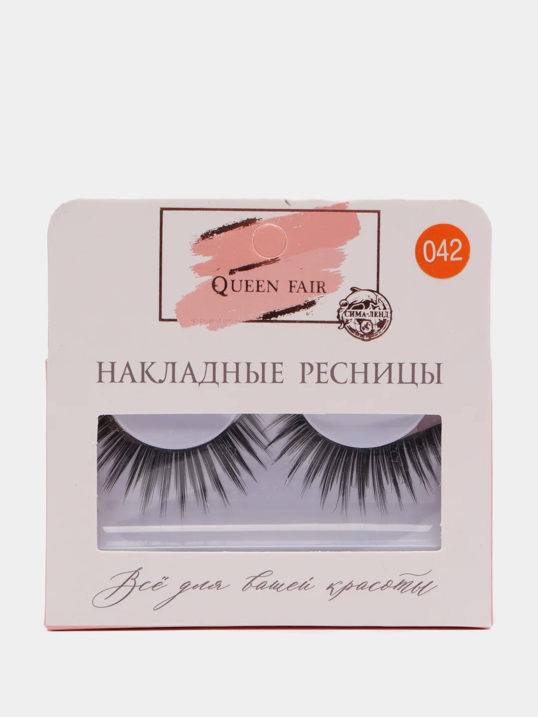 Ресницы накладные Объём, с клеем, цвет чёрный...