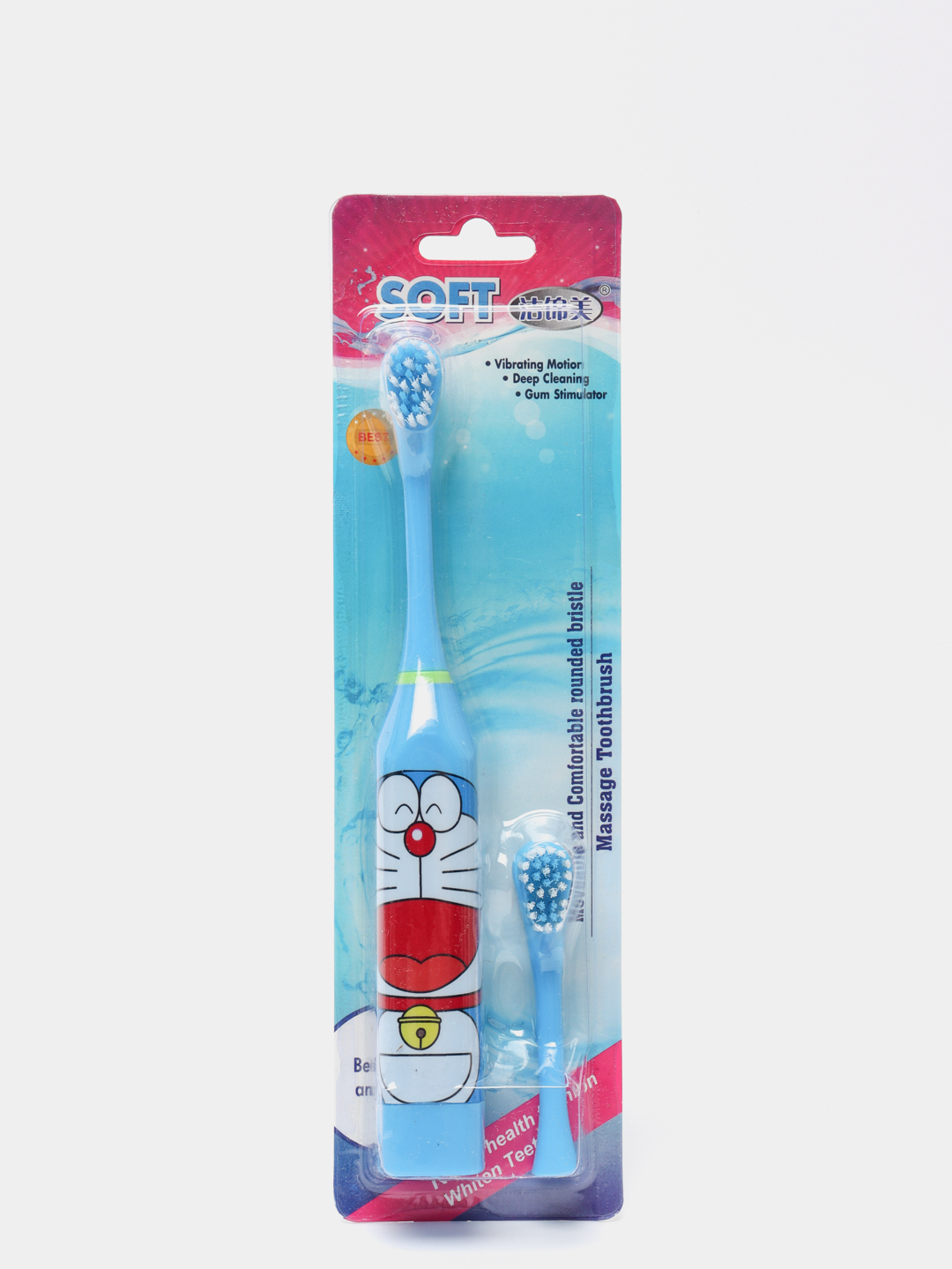 Зубная щетка электрическая Детская( батарейка и сменная щетка в .