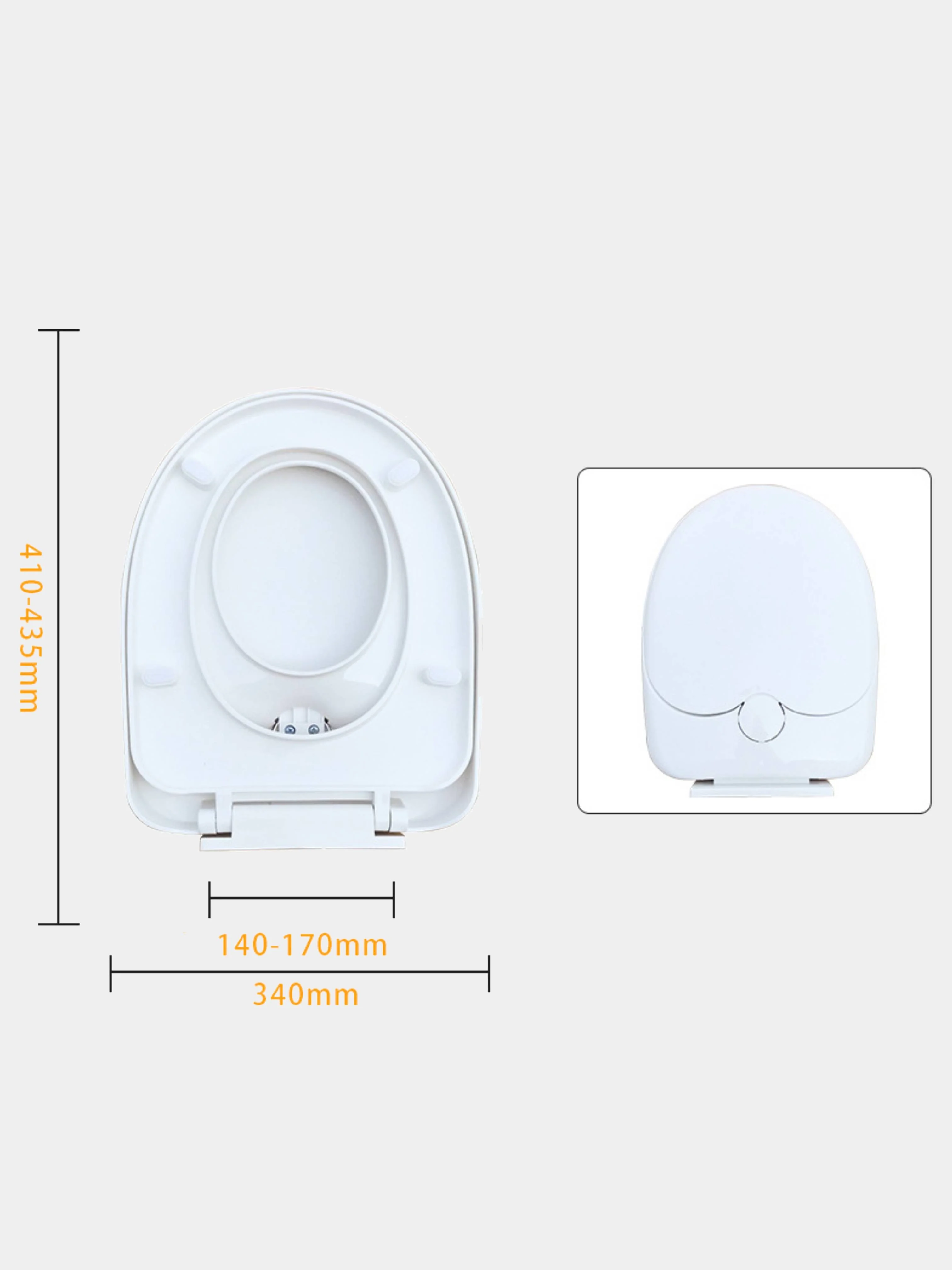 Универсальное сиденье унитаза 2 в 1 для взрослых и детей (накладка ...