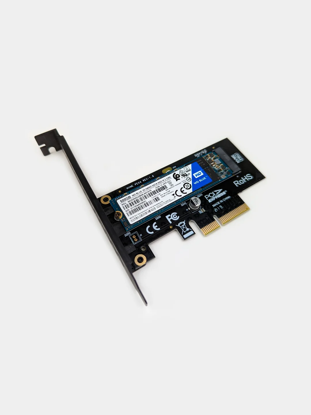 Адаптер PCI-E M.2 NVMe для SSD диска