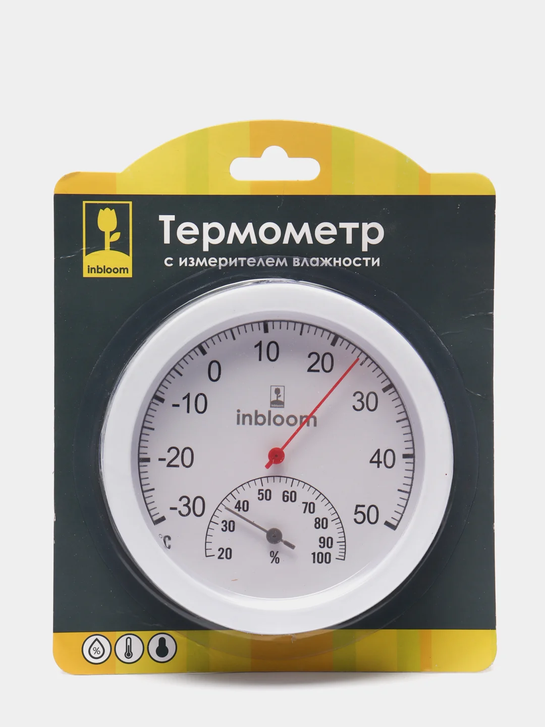 Термометр круглый, измерение влажности воздуха за 349 ? купить в ...