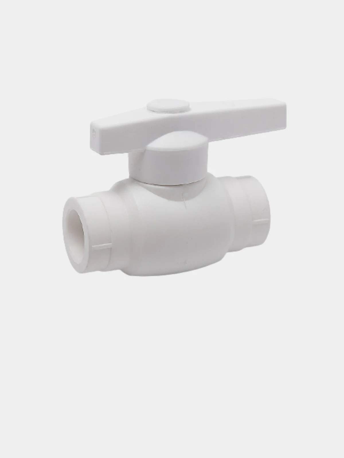 Кран d20 шаровый полипропиленовый для воды дома сада с латунным шаром ...