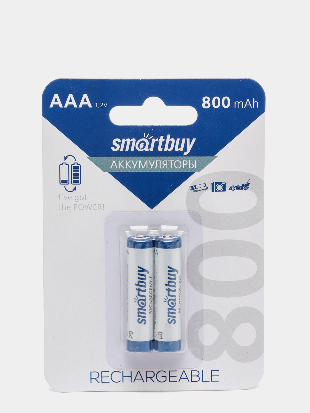 Аккумуляторы ААА Smartbuy Ni-MH, мизинчиковые аккумуляторные батарейки .